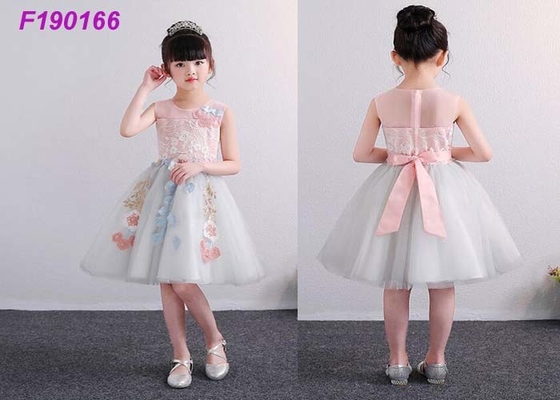 Robes de la demoiselle d'honneur des enfants uniques de boutique pour 100-110cm 2 ans charge statique d'enfants d'anti