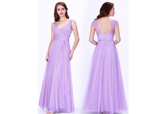 Utilisation de partie d'invité de plage de robes de chambre de demoiselle d'honneur de longueur de plancher de Covertible