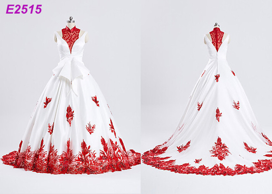 Le bal d'étudiants sans manche de dentelle avec du charme d'Applique habille des robes de soirée de nouveau venu